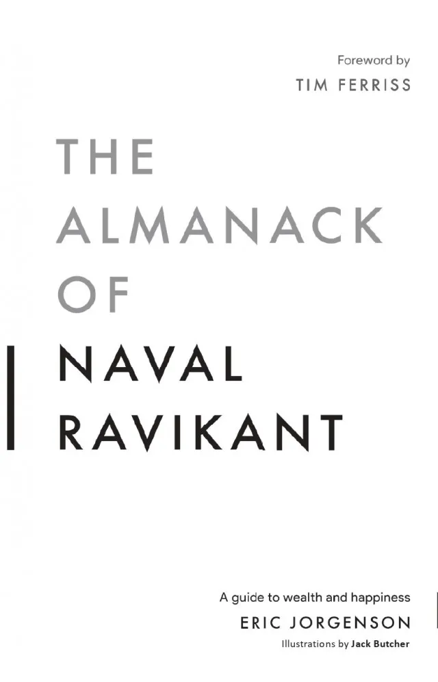 Cover of The Almanack of Naval Ravikant: A Guide to Wealth and Happiness