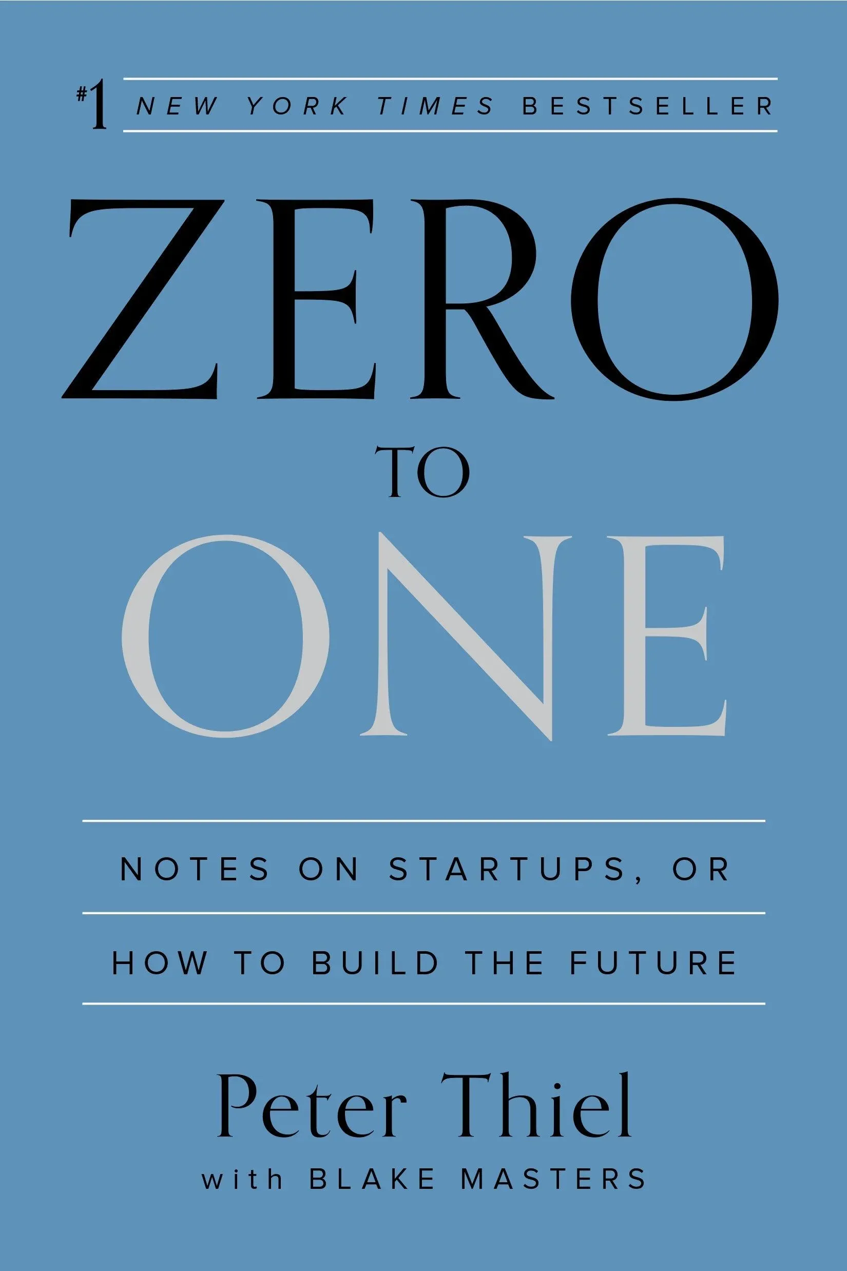 Cover of Zero to One: Notes on Startups, or How to Build the Future